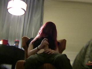 Playing with a Big Stiff Dildo Makes Her Cunt Wet