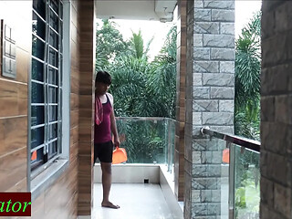 Hot Indian servant gets his cock wet with village maiden