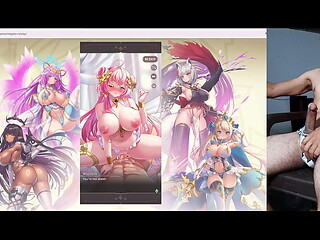 Megaha:Re gameplay. My dick got really hard from the sound and the big tits. Available on Nutaku.
