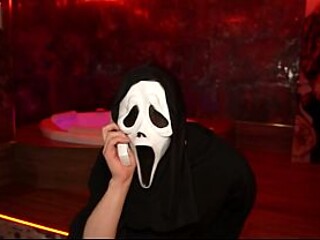 Scary rough fuck with gangbang and scary monika fox