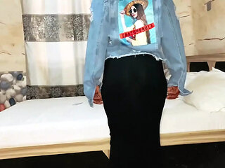 Wife's Step Sister Tells Me Not to Use Condom, She Want to Feel Me Cum in Her After a Naughty Blowjob and Riding Cowgirl