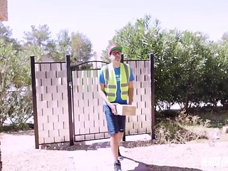 Nerds Of Porn - package delivery movie