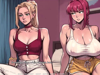 My New Girlfriend #22 - Stepmommy Shows of Her Lingerie - a Cartoon Porn Game