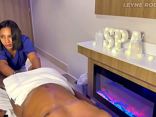 Leyne Rodriguez: Intimate Oiled Massage Session Leads To A Wild Happy Ending