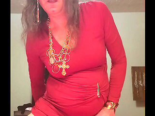Busty Sissy Cumming