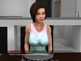 Away From Home Part 18 Playing with My Maid and Landlady by Loveskysan69