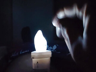Cum 1 minute with candel