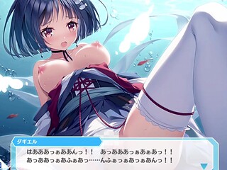 Underwater sex with hot anime characters