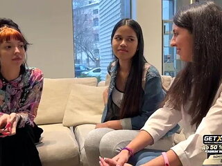 The Students Agreed to Go Through the Casting and got Fucked for Money