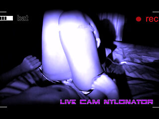 Nylon Girl Bound and Fucked Hard in Wild BDSM Session