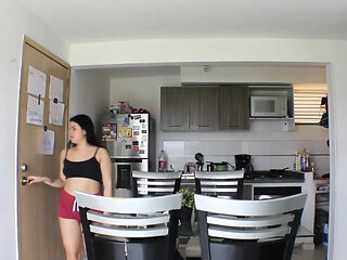 Stepbrother finds out sis is a webcam model and returns the favor with a