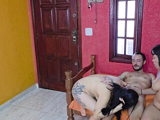 The Delivery Guy Arrives and We Can't Resist Having Sex with Him