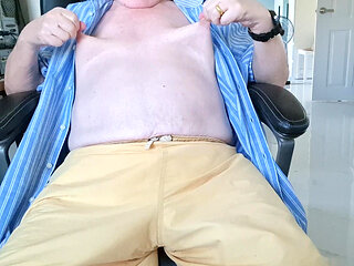 Nipple and Cock play No Cum