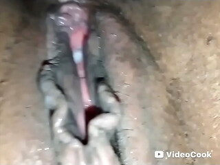 Creampie twice, he was very horny and came twice in the little slut'_s vagina