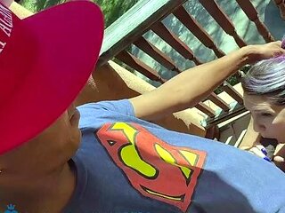 Cuckolding housewife sucking and fucking big black cock