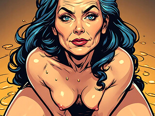 Sticky Honey Babes Retro Comic Art