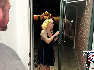 Stranded Petite Blonde Pays with Sex for a Place to Stay