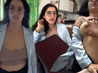 Real estate agent and real estate ends up accepting a hardcore sex offer!