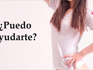Enfermera enojada recibe un gran facial mientras se despega en el culo del
