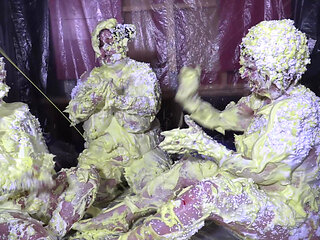 Foam Fun with Cheyenne Hannah and Skyler