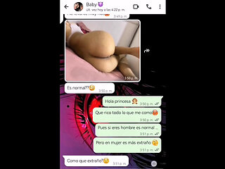 Hot Whatsapp Conversation with My Girlfriend's Ends in Happy Ending - Nati Sweet - Natasha Caseros