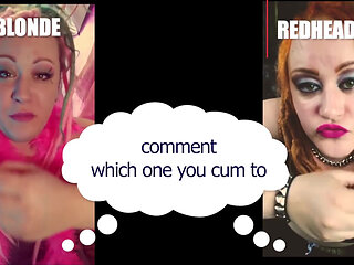 Comment which one made you cum blonde or redhead straight version