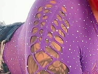 Anitta Miller Is Masturbating and Blowjob a Dick on the Terrace