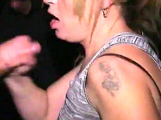 Bored MILF Decides to Head Out on a Winter Night to Deepthroat and Drain Cocks Like a True Dogging Slut