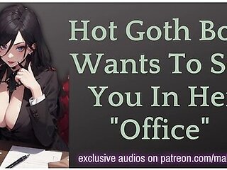 Goth Boss Wants To See You In Her Office Asmr Erotic Roleplay