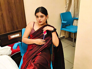 Desi Indian Teacher Fucked Doggystyle - Horny Ankita BBC Sex in Saree