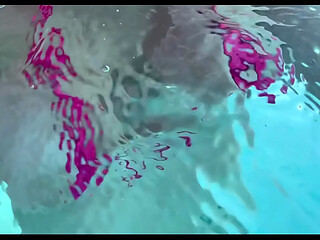 Artemisia Love super sexy underwater fetish micro bikini flashing areola for you