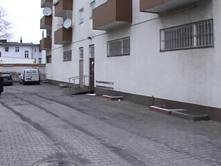 Big-titted German blonde gets fucked hard in the bedroom after being picked up