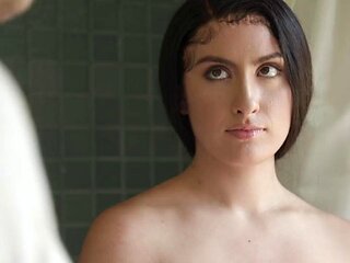 Stepsister Angelina Reds Pink Panties Are Soaked For His Dick