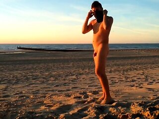 Nude Beach Twink Exposed Outdoors
