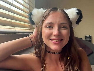 Squirting Teen in Halloween Costume: Macy Meadows & Scott Stark ~ Home Play Fantasy