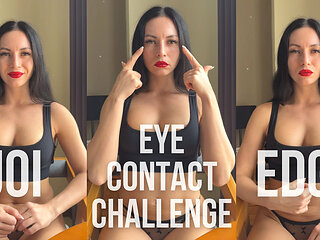 Eye Contact Challenge JOI - Always Keep the Eye Contact (mindfuck Edging Game) 4K