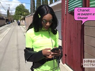 Petite Fuck Toy Chenal Skye Takes Bryan Gozzling's Meat Up The