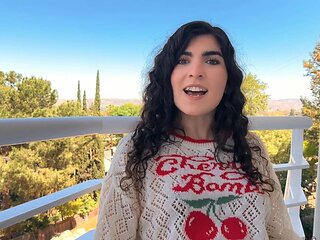 Brunette babes Alex & Nikki indulge in a steamy POV BJ session