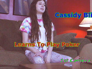 Cassidy Bliss - Learns to Play Poker 1st Camera