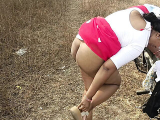 Hot Desi Kavita Fucked Hard in Jungle - Marathi Village Girl Doggy Style