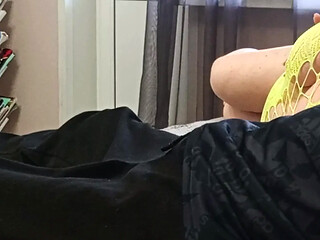 Step mom gives high-quality blowjob then swallows his cum