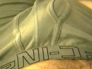 Humping and rubbing against my undies until I cum hands free