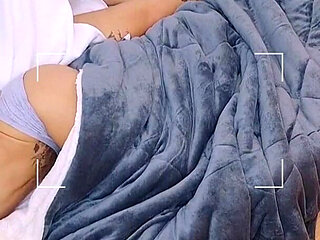 My Beautiful Roommate with a Huge Ass Decides to Spend the Night Next to My Hard Cock