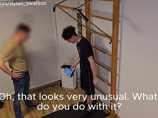 masseur ties up hetero craftsman (part 3)