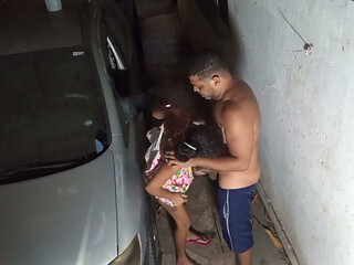 Eating My Stepdaughter's Ass in the Garage