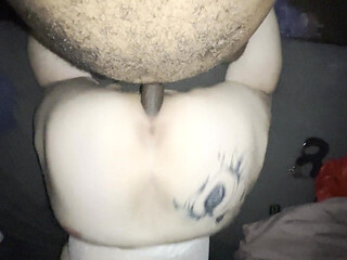 Throwing Black Pipe Inside Big Booty MILF