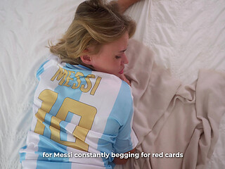 Score a Goal in Me Argentina Fan Punished for Messi's Red Card Begging
