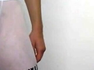 Twink's Webcam See-Through Mesh Cum Show