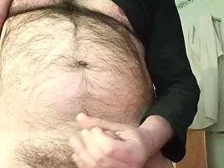 I Happily Cum in My Friend's Bathroom