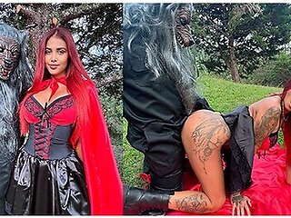 Little Red Riding Hood Was Lost In The Forest And Gets Fucked By The Big Bad Wolf - Yorgelis Carrillo